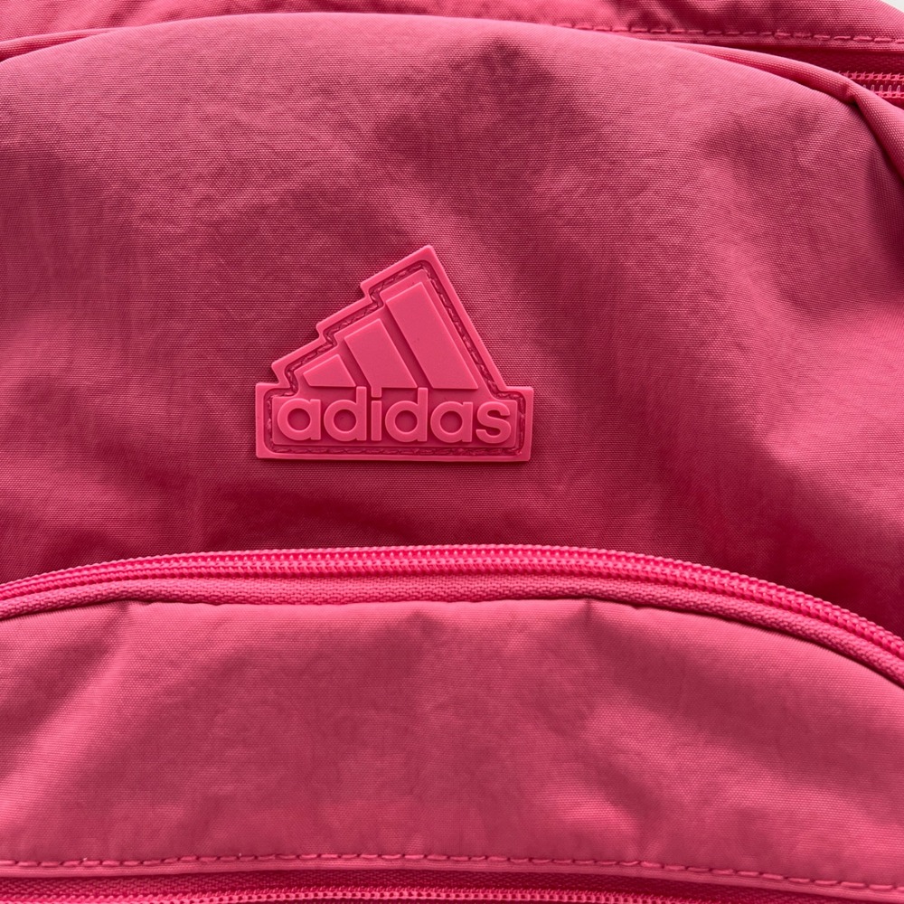 Adidas Weekender Backpack Pink Fusion Grey Two 16" Laptop Sleeve back 2 school - Picture 2 of 5